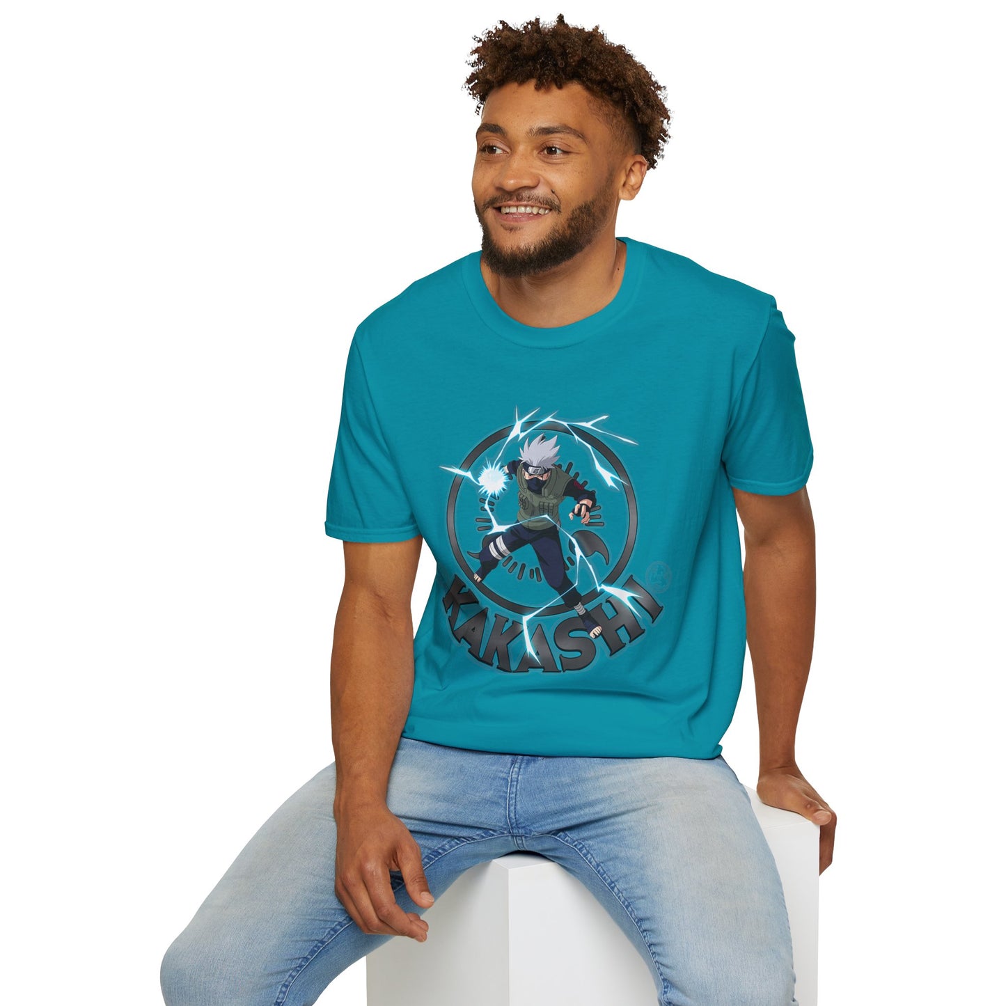 Kakashi Unisex Softstyle T-Shirt - Perfect for Anime Fans