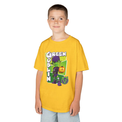 Kids Green Goblin Tee - Fun Halloween T-Shirt for Kids