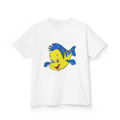 Kids Cartoon Fish Tee - Fun Summer T-Shirt, Gift for Birthday, Beach Day, Family Outings, Vacation Wear