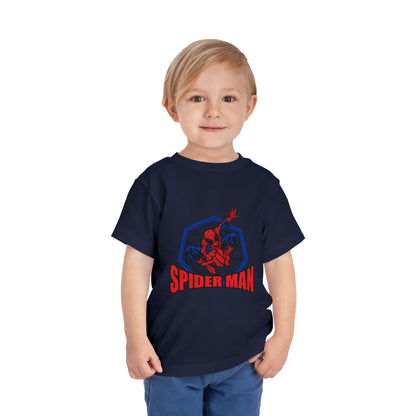 Spider-Man Toddler T-Shirt, Cute Kids Tee, Superhero Birthday Gift, Child's Playwear, Cartoon Apparel