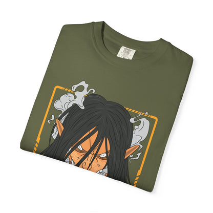 Attack on Titan Unisex Garment-Dyed T-shirt | Manga Fans Shirt | Anime Apparel | Comic Con Gift | Casual Wear | Unique Gift