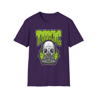 Toxic Skull Graphic Tee - Unisex Softstyle T-Shirt