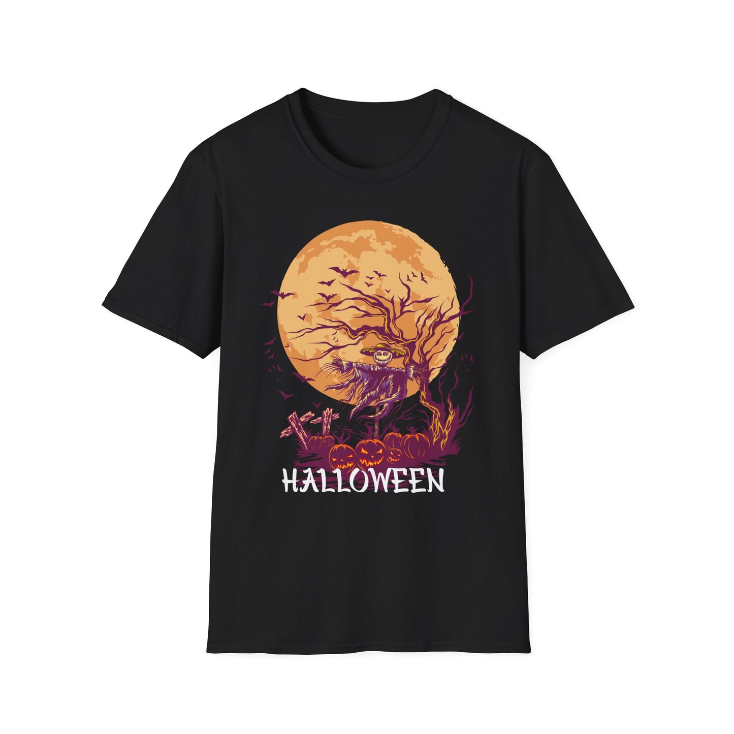 Spooky Halloween T-Shirt, Unisex Graphic Tee, Fall Apparel, Halloween Costume, Gifts for Her or Him, Halloween Party Wear