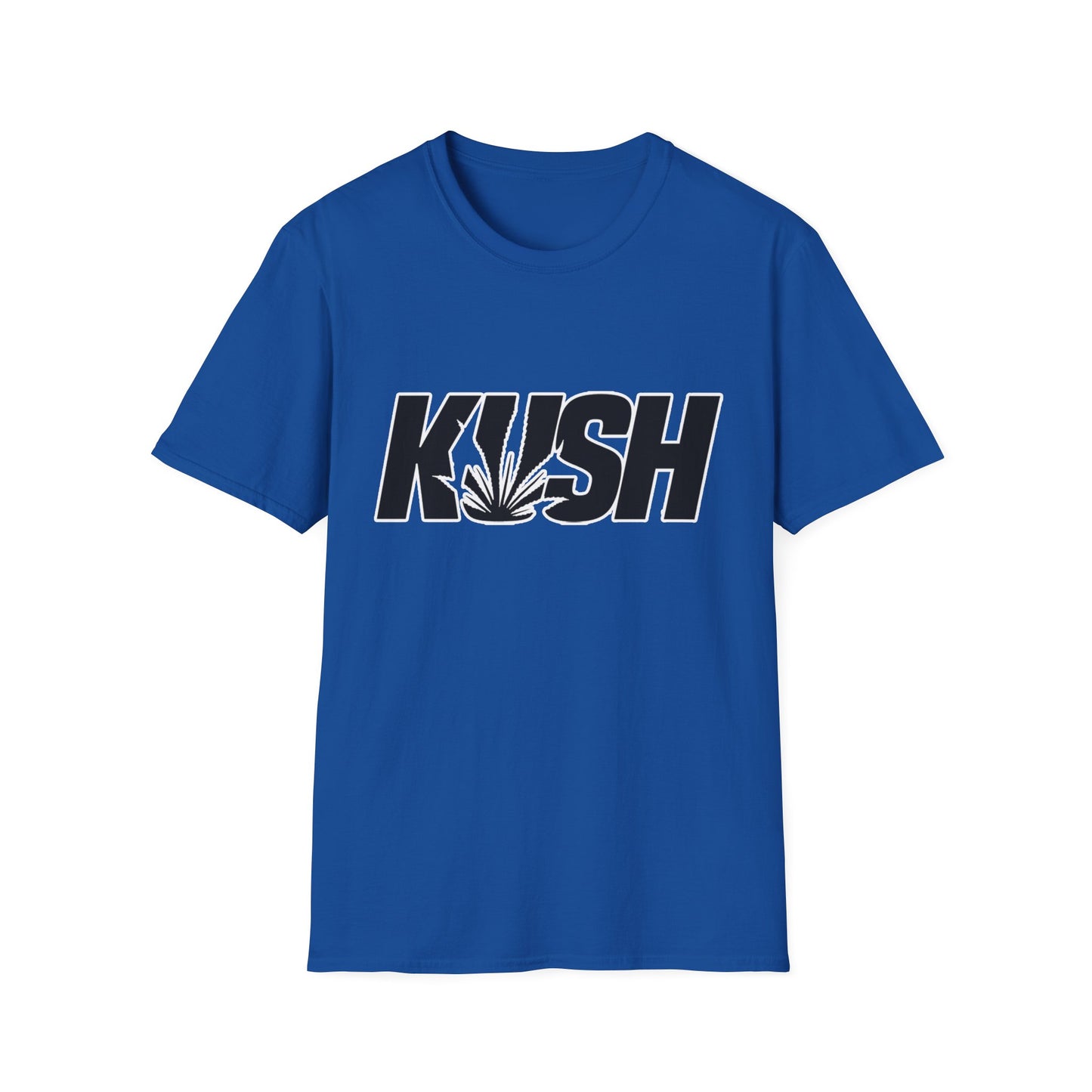 KUSH Graphic Unisex Softstyle T-Shirt - Cool Cannabis Vibe