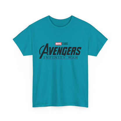Avengers Infinity War Unisex Heavy Cotton Tee, Marvel Fan Shirt, Superhero Apparel, Gift for Him, Comic Book T-Shirt, Casual Wear