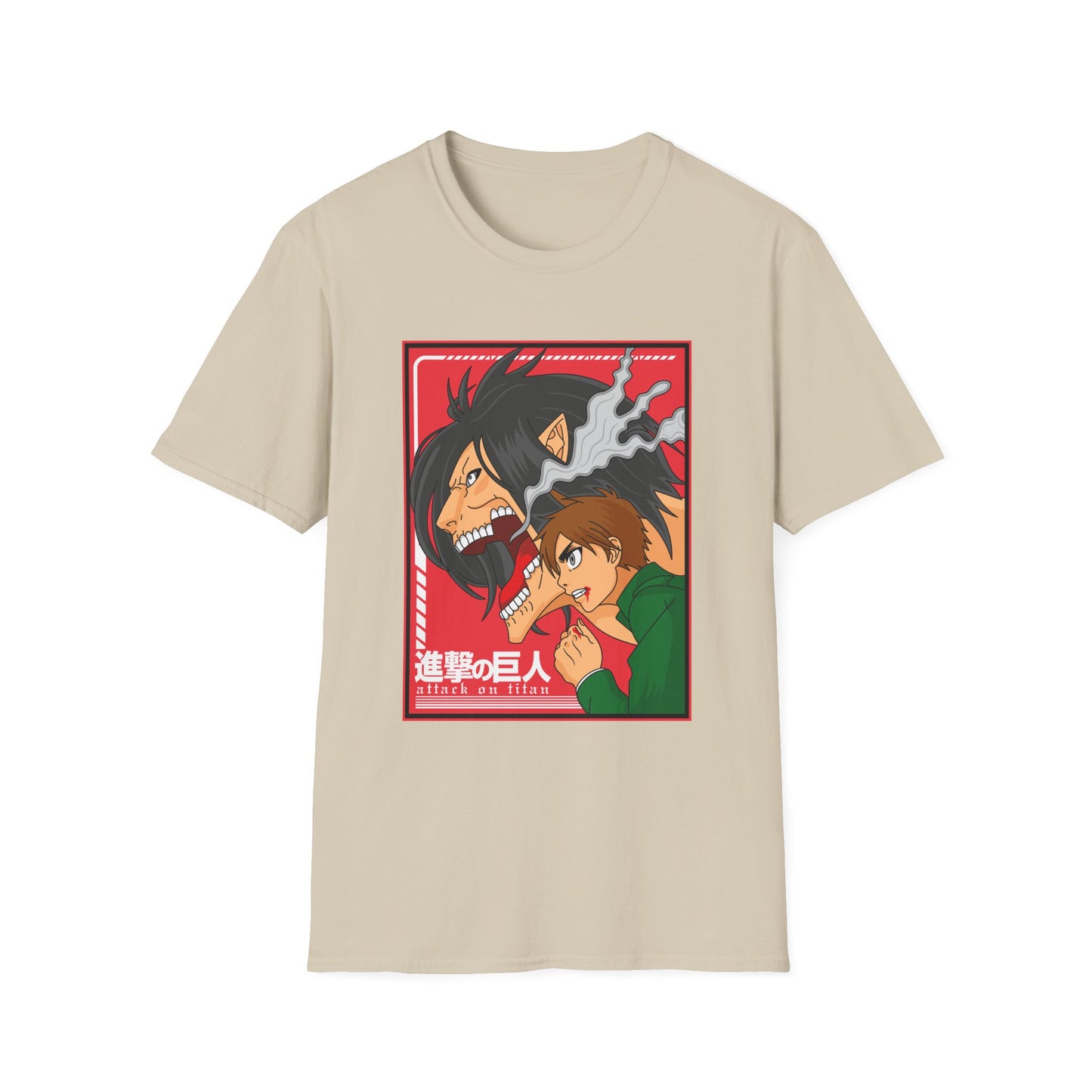 Anime-Inspired Unisex Tee - Softstyle T-Shirt, Casual Gift, Graphic Tee, Manga Apparel, Fan Merchandise