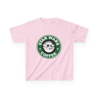 Star Wars Coffee Kids Tee, Fun Graphic T-shirt for Boys & Girls, Perfect for Birthdays, Star Wars Fans, Casual Wear