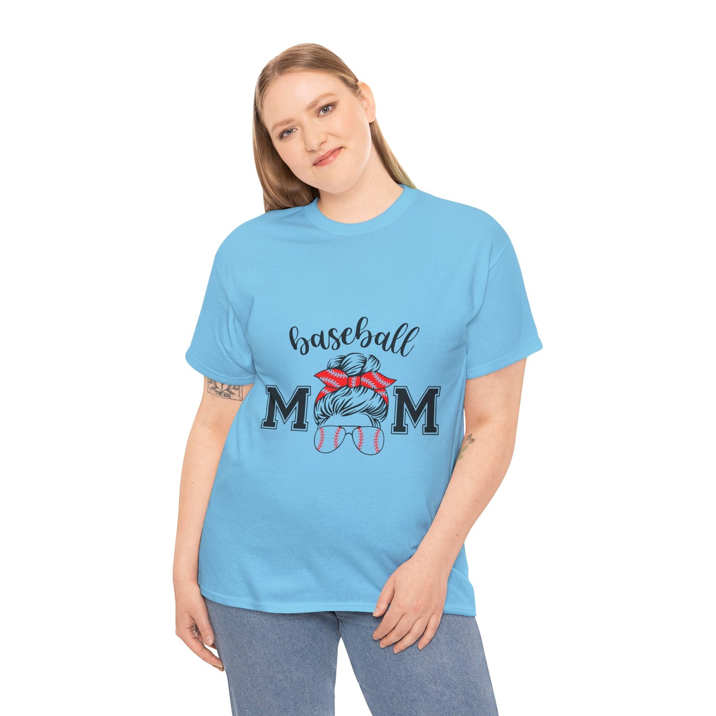 Baseball Mom Unisex Heavy Cotton Tee - Perfect for Game Day